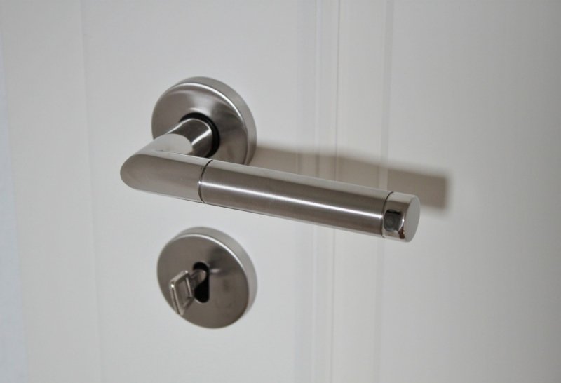 replacing standard doorknobs with lever handles makes doors easier to open